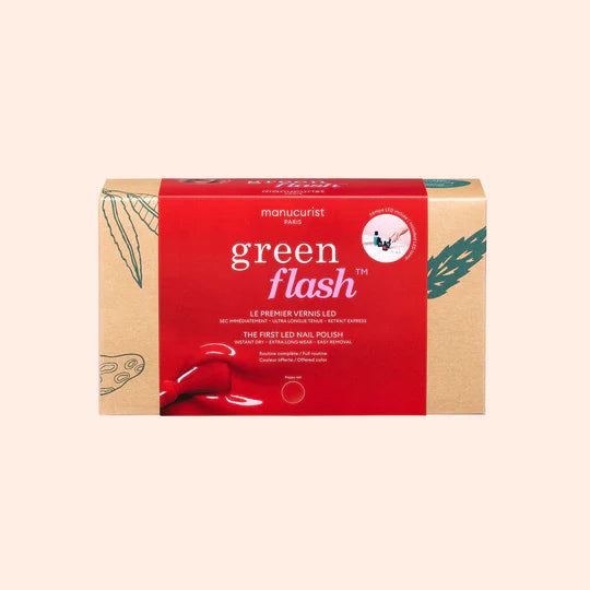 Manucurist Green Flash Starter Kit - Poppy Red