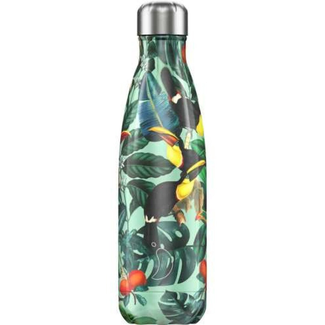 Botella Chilly´s TROPICAL TOUCAN 500 ml